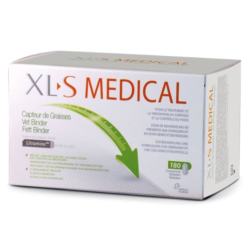 Xls médical capteur de graisses 180 comprimés - Pharmacie Cap3000