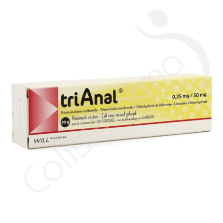 TriAnal 0,25 mg/50 mg - Pommade 20 g