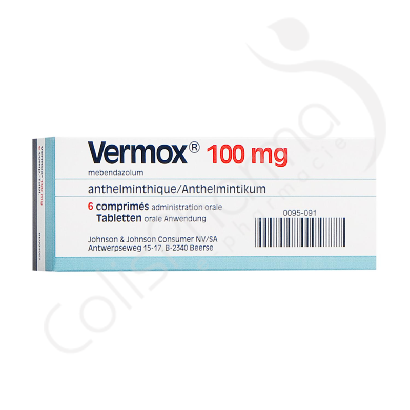 National folketælling fup skipper Vermox 100 mg - 6 tabletten