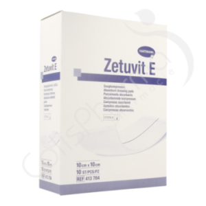 Zetuvit E 10x10 cm - 10 pansements stériles