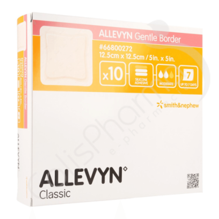 Allevyn Gentle Border - 12,5x12,5 cm - 10 stuks