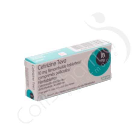 Cetirizine Teva 10 mg - 20 comprimés