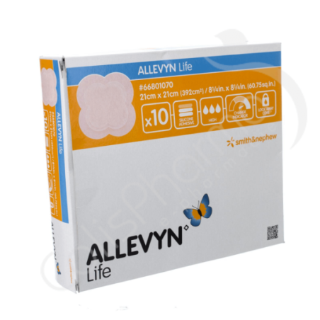 Allevyn Life - 21x21 cm - 10 stuks