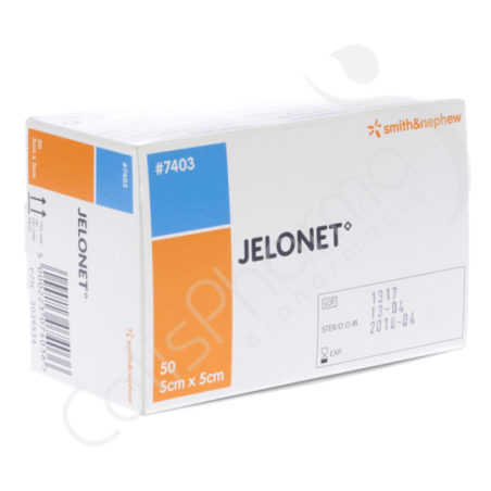 Jelonet - 5x5 cm - 50 tulles gras