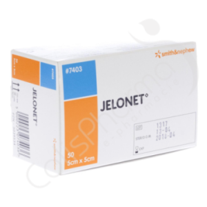 Jelonet - 5x5 cm - 50 tulles gras