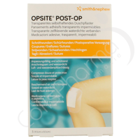 Opsite Post-Op 9,5x8,5 cm - 5 pièces