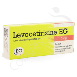 Levocetirizine EG 5 mg - 20 tabletten