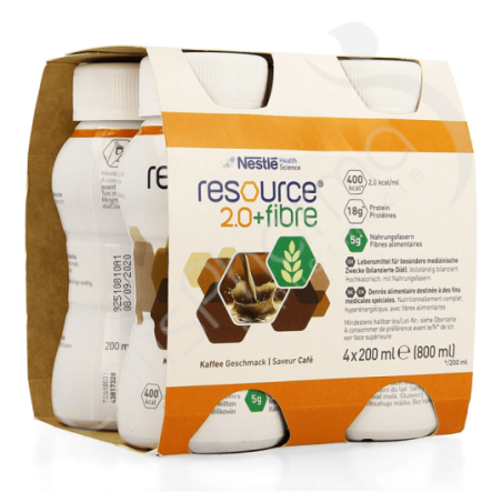 Resource 2.0 Fibre Café - 4x200 ml