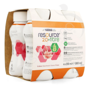 Resource 2.0 Fibre Aardbei - 4x200 ml