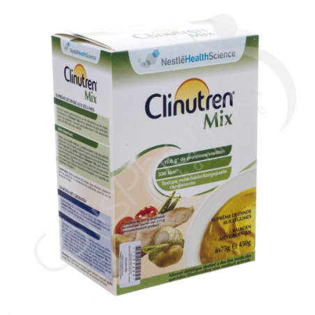 Clinutren Mix Dinde Légumes - 6x75 g