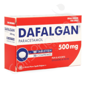 Dafalgan 500 mg - 20 comprimés