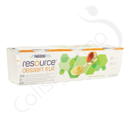 Resource Dessert Fruit Pomme - 3x125 g