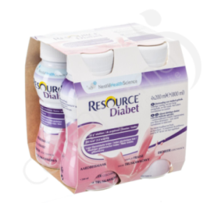 Resource Diabet Fraise - 4x200 ml