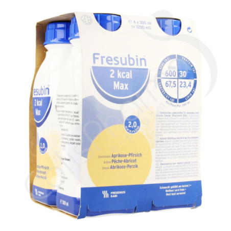 Fresubin 2kcal Drink Max Pêche-Abricot - 4x300 ml