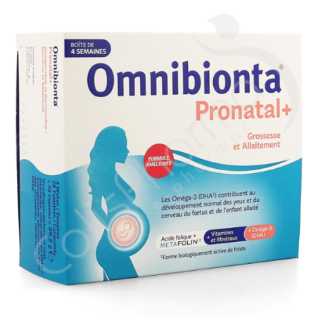 Omnibionta Pronatal+ - 28 comprimés + 28 capsules