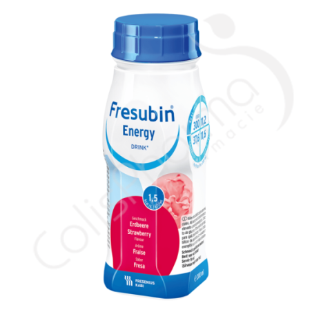 Fresubin Energy Drink Aardbei - 4x200 ml
