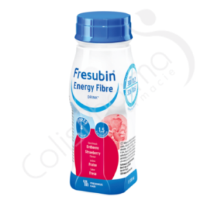 Fresubin Energy Fibre Drink Aardbei - 4x200 ml