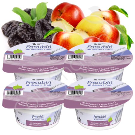 Fresubin Dessert Fruit Appel/Pruim - 4x125 g