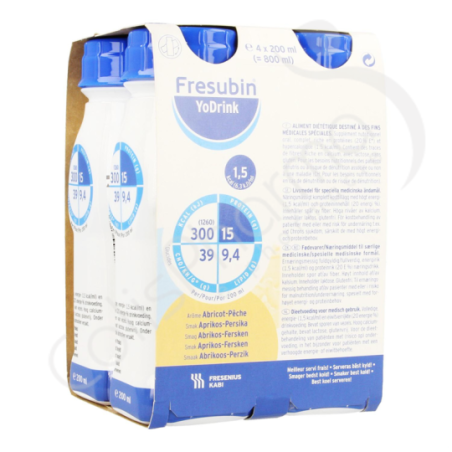 Fresubin YoDrink Pêche/Abricot - 4x200 ml