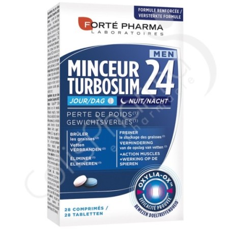 Forté Pharma Minceur 24 Men Dag/Nacht - 28 tabletten