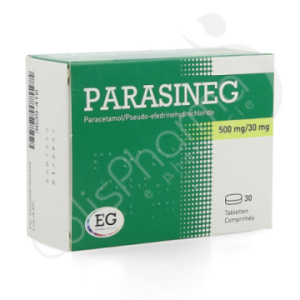 ParasinEG 500 mg/30 mg - 30 comprimés