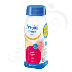 Frebini Energy Drink Aardbei - 4x200 ml