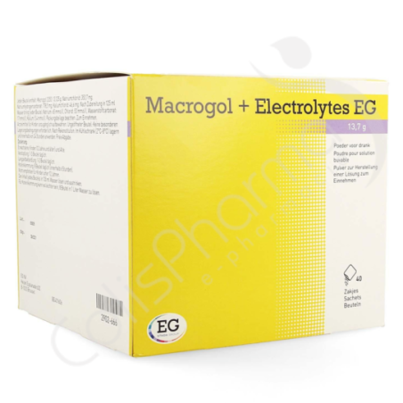 Macrogol + Electrolytes EG 13,7 g - 40 sachets de 13,7 g