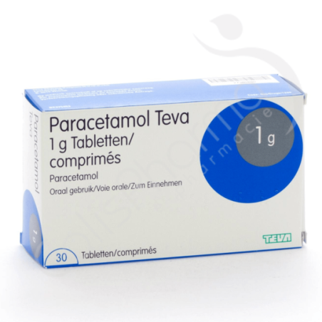 Paracetamol Teva 1 g - 30 comprimés