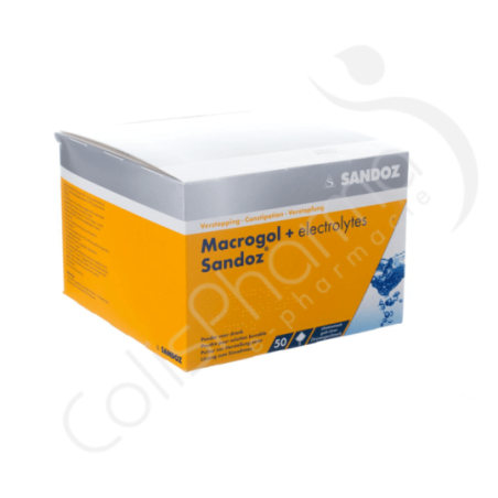 Macrogol + Electrolytes Sandoz - 50 sachets de 13,7 g