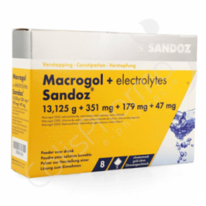 Macrogol + Electrolytes Sandoz - 8 sachets de 13,7 g