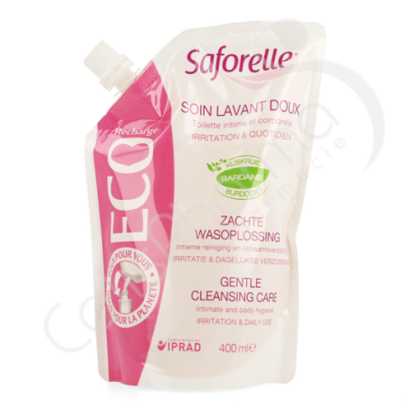 Saforelle Soin Lavant Doux Eco Recharge - 400 ml