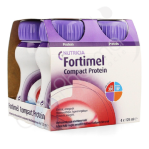 Fortimel Compact Protein Fruits Rouges Fraicheur - 4x125 ml