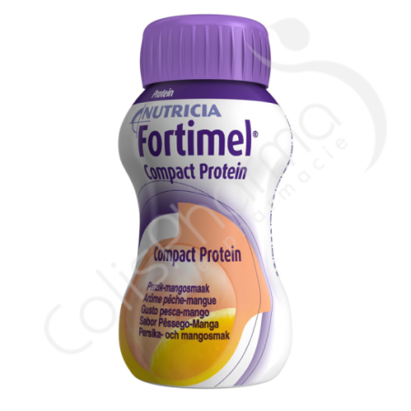 Fortimel Compact Protein Pêche-Mangue - 4x125 ml