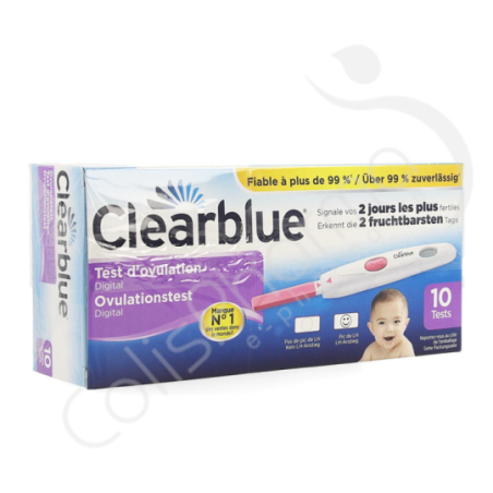 Clearblue Test d'ovulation digital - 10 pièces