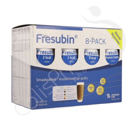 Fresubin 8-Pack Drink Assortiment - 8x200 ml