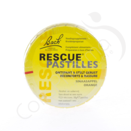 Bach Rescue - Pastilles Sinaasappel 50 g