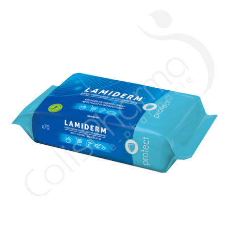 Lamiderm Protect - 70 lingettes désinfectantes