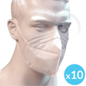 FFP2 beschermingsmaskers - 1 doos van 10 maskers