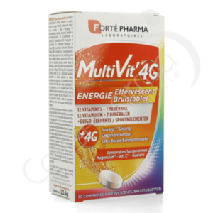 Forté Pharma MultiVit' 4G Energie - 30 bruistabletten