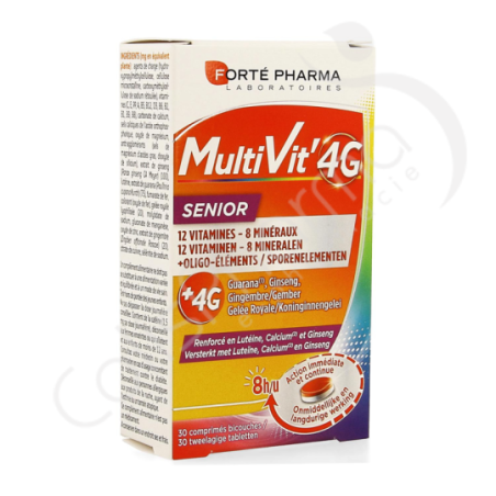 Forté Pharma MultiVit' 4G Senior - 30 tabletten