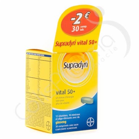 Supradyn Vital 50+ - 30 comprimés