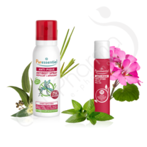 Puressentiel Anti-pique Spray - 75 ml + Roller Apaisant Anti-pique - 5 ml PROMOPACK