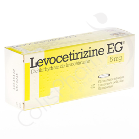 Levocetirizine EG 5 mg - 40 comprimés
