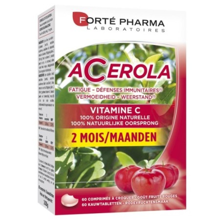 Forté Pharma Energie Acérola - 60 comprimés à croquer Forté Pharma Energie Acérola - 60 comprimés à croquer