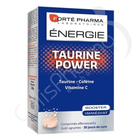 Forté Pharma Energie Taurine Power - 30 comprimés effervescents