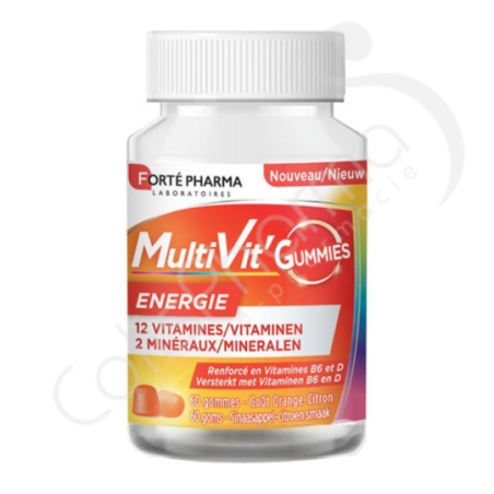 Forté Pharma MultiVit' Gummies Energie - 60 gommes