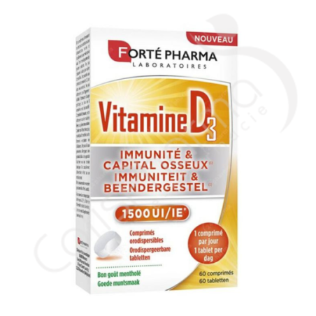 Vitamine D3 1500 UI - 60 comprimés