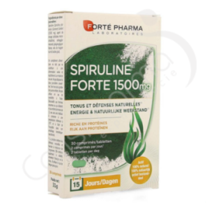 Spiruline Forte 1500 mg - 30 tabletten