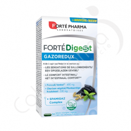 FortéDigest Gazoredux - 30 capsules