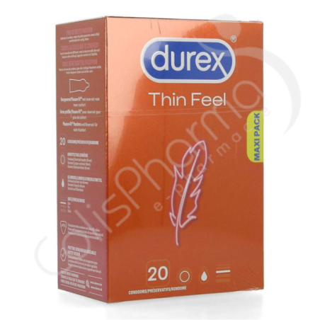 Durex Thin Feel - 20 préservatifs